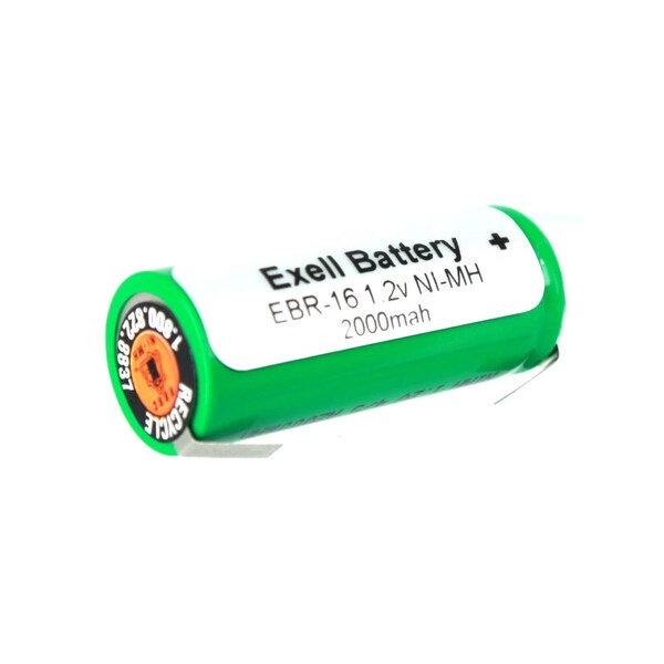 Exell Battery Razor Battery For Norelco 424XL/A, 482XL/A 484XL/A, 486XL/A - EBR-16