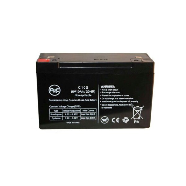 Battery Clerk AJC GS Portalac PE6V10 6V 10Ah Emergency Light Battery - PE6V10-GS-PORTALAC-6V-10AH-ELB