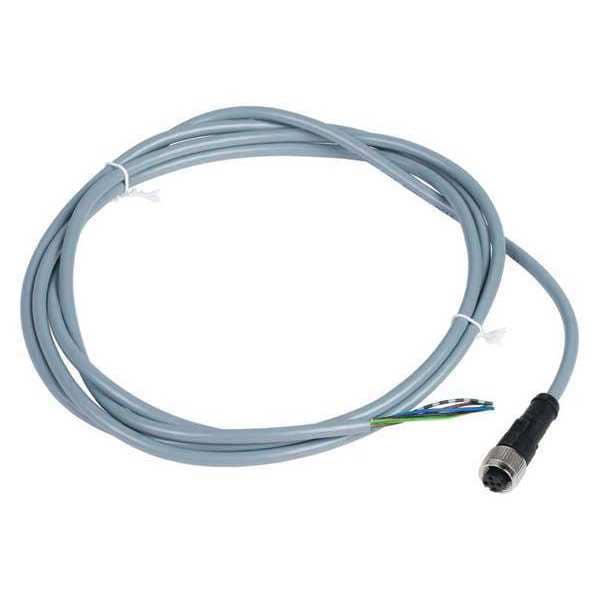 Cable de conexión Telemecanique Sensors, 6.56 pies, Gris, 250VAC/300VDC - XZCPV1164L2