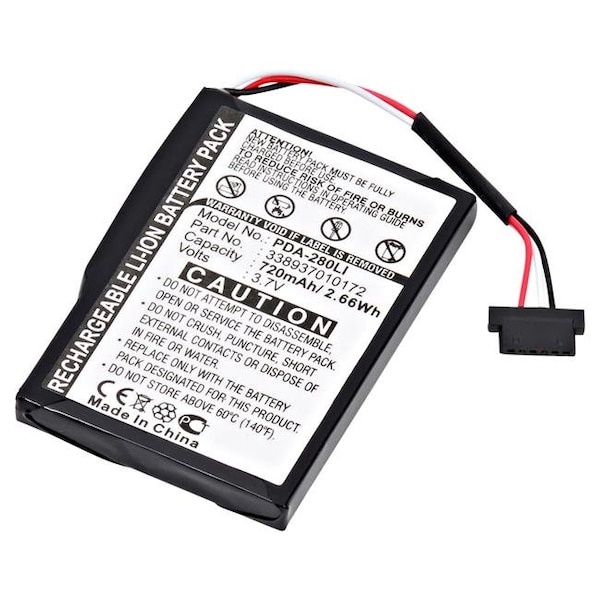 Ultralast Ultralast PDA-280LI 3.7V & 720 mAh Replacement Lithium-Ion Battery for Magellan GPS - PDA-280LI