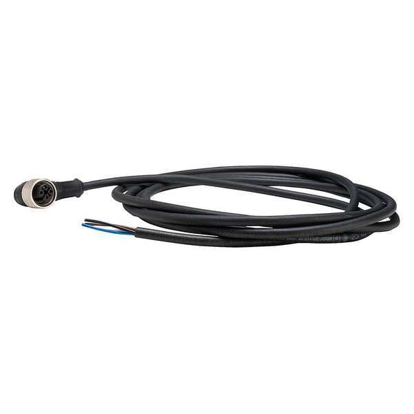 Cable de conexión Telemecanique Sensors, 6.56 pies, Negro, 250VAC/300VDC - XZCP1241L2
