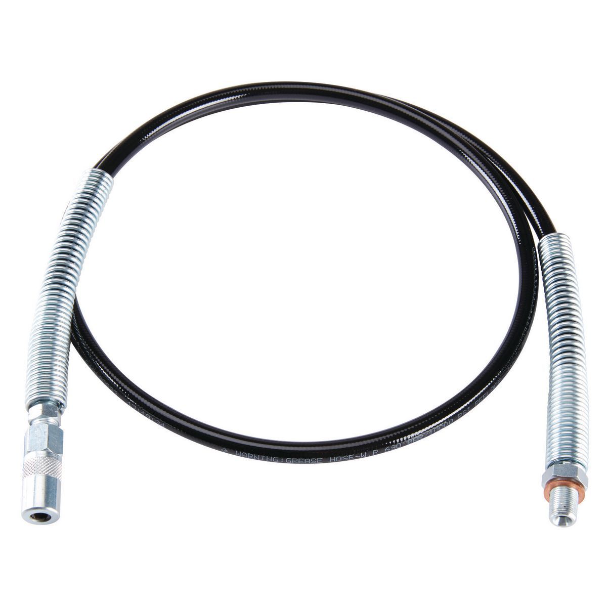 Manguera de grasa flexible de 48 pulgadas de Holt Industries con acoplador resistente - 64384