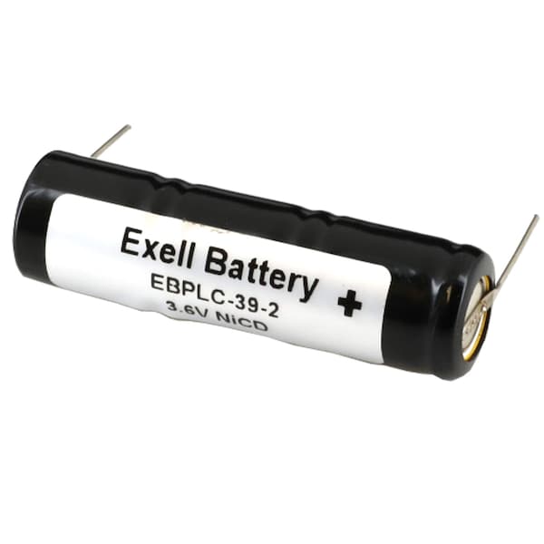 Exell Battery 3.6V Ni-CD PLC Comp Backup Battery Fits AT&T 560 Epson MX16 & Replaces COMP-39-2 - EBPLC-39-2