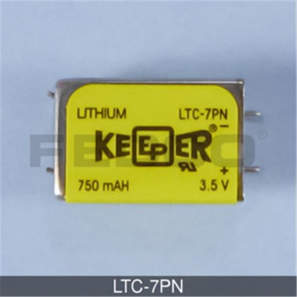 Fedco Batteries FedCo Batteries Compatible with  EaglePicher LTC-7PN EaglePicher Keeper Specialty Battery - 3.5V  750mAh - LTC-7PN