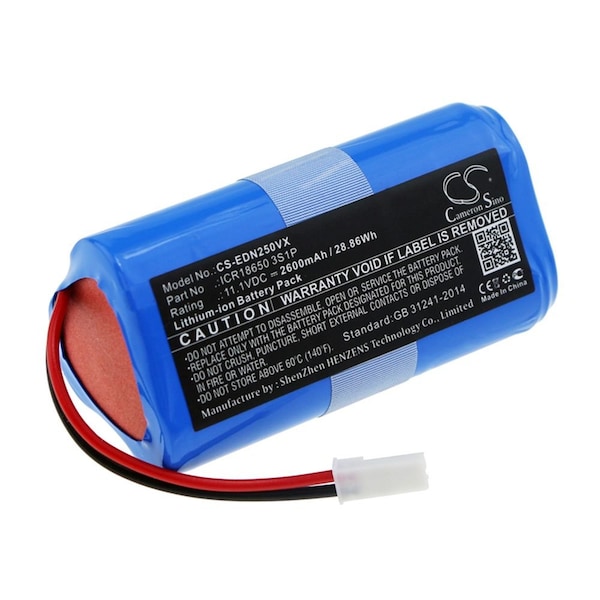 Ilc Replacement for Ecovacs Icr18650 3s1p Battery - ICR18650 3S1P