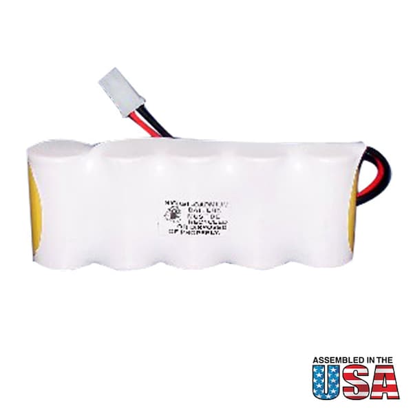 Exell Battery Emergency Lighting Battery for Lithonia ELB0604N 406796-000 Flat Pack - EBE-21OLD