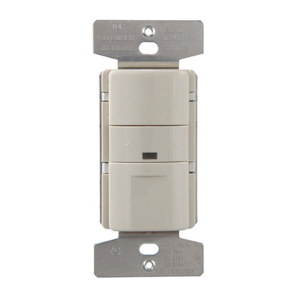 Interruptor de pared Pir Greengate 120/277V Auto/Man La - OSW-P-1001-MV-LA
