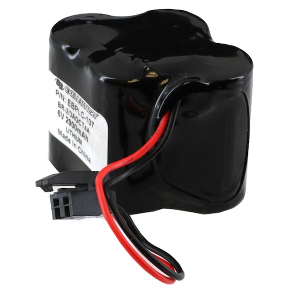 Exell Battery Exell PLC Computer Backup Battery CUSTOM-107 A98L00310025 BR-2/3AGCT4A - EBPLC-107