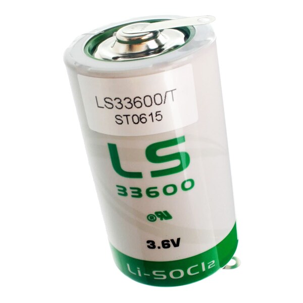 Saft LS33600_TAB D Battery 3.6V 1700mAh Lithium replaces 61104501 6EW1 and more - LS33600_TAB