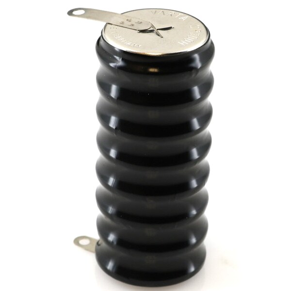 Exell Battery 9.6V 300mAh NiMH Battery w/TABS for Battery Timer, Senor, Meters - 8/CP300H-TABS