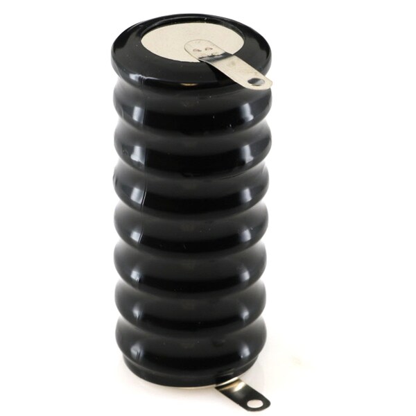 Exell Battery 9.6V 300mAh NiMH Battery w/TABS for Battery Timer, Senor, Meters - 8/CP300H-TABS