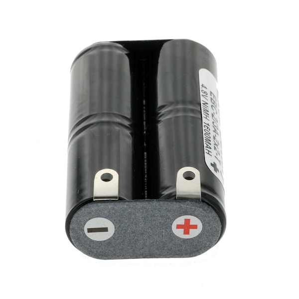 Exell Battery 4.8V 1600mAh NiMH attery w/Tabs for R/C, Hobby Packs, Remote Control Units - EBC-2/3A-2X2-T