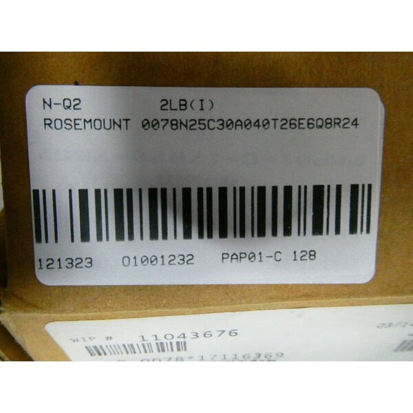 Rosemount 6IN 1/4IN RTD - 0078N25C30A040T26E6Q8R24