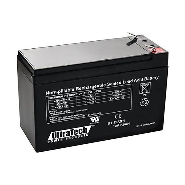 Ultratech 12V 7AH SLA BATTERY F1 - IM-1272F1