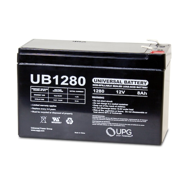 Upg Sealed Lead-Acid Battery, 12V, Lead Acid Chemistry - D5779