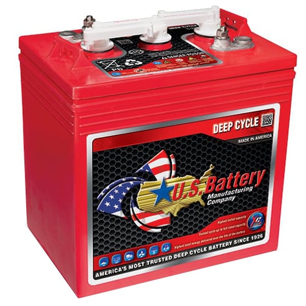 U.S. Battery US-2200-XC2 6V 232Ah Deep Cycle Flooded Battery Group GC2, 4PK - US 2200 XC2