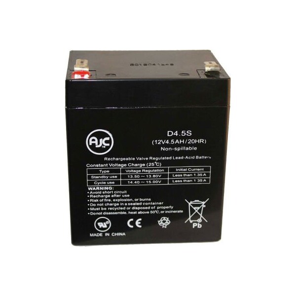 Battery Clerk AJC ADT Manager 2000 12V 4.5Ah Alarm Battery - ADT-MANAGER 2000