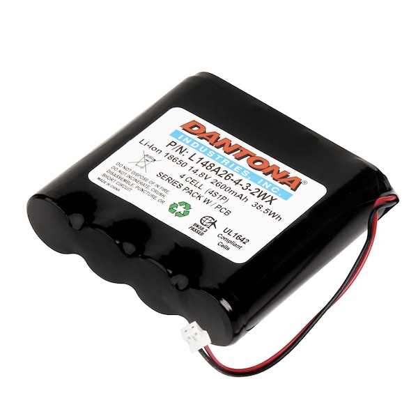 Dantona Battery, L148A26-4-3-2WX - L148A26-4-3-2WX