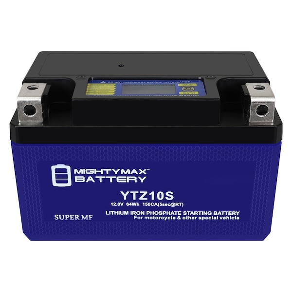 Mighty Max Battery YTZ10S Lithium Replacement Battery compatible with SMF YTZ10S - MAX4005102