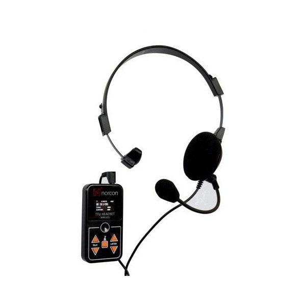 Norcon Communications Two-Way Communication Headset Black Wireless - TTUWHS