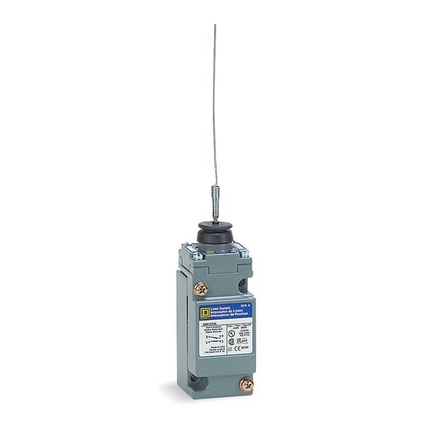 Interruptor de límite resistente Telemecanique Sensors, palanca oscilante, 1NC/1NO, 10A @ 600V AC, Ubicación del actuador: Arriba - 9007C54L