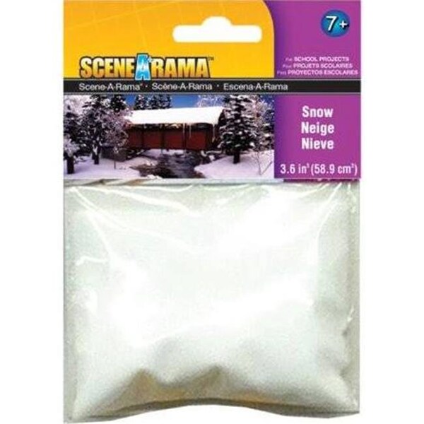 Woodland Scenics Woodland Scenics WOO4187 2 oz Snow Bag; White - WOO4187