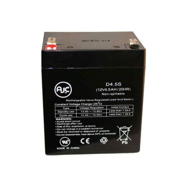 Battery Clerk AJC Securitron BPS2410 12V 4.5Ah Alarm Battery - SECURITRON-BPS2410