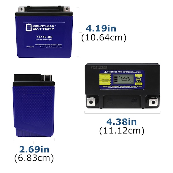 Mighty Max Battery Lithium Replacement Battery compatible with KTM 450 SX ATV 2008-2012 - MAX3879929