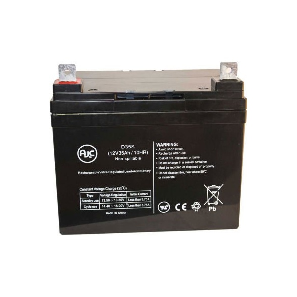 Battery Clerk AJC Dual-Lite 12-777 12V 35Ah Emergency Light Battery - DUAL-LITE-12-777