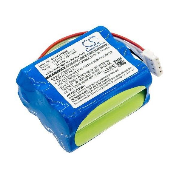 Ilc Replacement for Nonin 7500 Pulse Oximeter Battery - 7500 PULSE OXIMETER  BATTERY NONIN