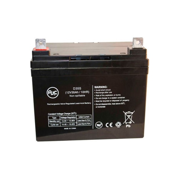 Battery Clerk AJC Bennett X-Ray HMX5 12V 35Ah Medical Battery - BENNETT X-RAY-HMX5
