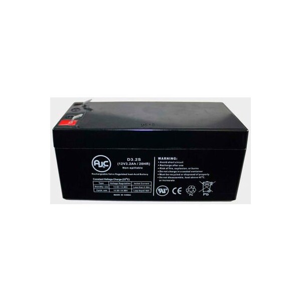 Battery Clerk AJC Honeywell 1500 12V 3.2Ah Alarm Battery - HONEYWELL-1500