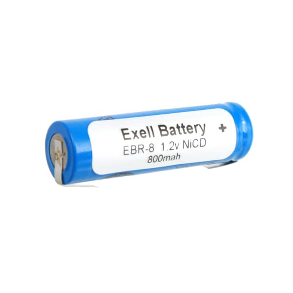 Exell Battery Razor Battery For Braun 2500, 2501, 2505, 2514, 2515, 2520, 2525 - EBR-8