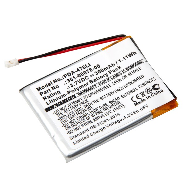 Ultralast Watch Battery, Garmin Forerunner 920 XT Garmin 361-00078-00 - PDA-476LI