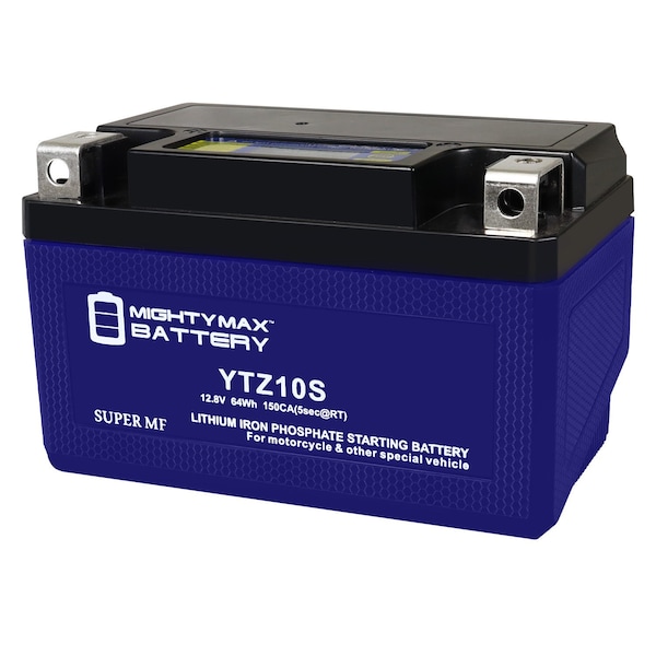Mighty Max Battery YTZ10S Lithium Replacement Battery compatible with Honda CB1000R 02-18 - MAX4004808