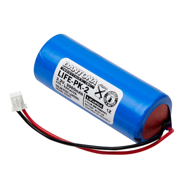 Dantona Solar Light Battery - Solar Post Lantern 46240-300PS/46240-000RB - LIFE-PK-2
