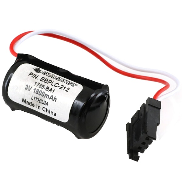 Exell Battery 3V Lithium PLC Computer Backup Battery Replaces 1756-BA1 94194801 - EBPLC-212