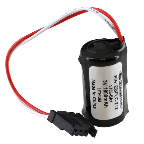 Exell Battery 3V Lithium PLC Computer Backup Battery Replaces 1756-BA1 94194801 - EBPLC-212