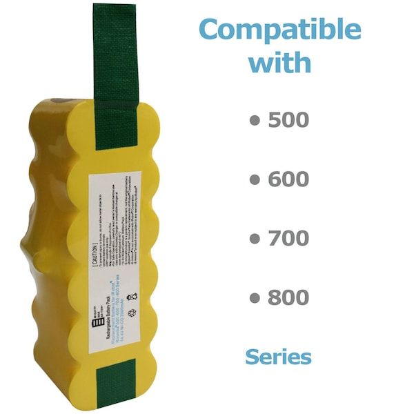 Mighty Max Battery 14.4v NICD 2000MAH Replacement Battery for Roomba 500 Series - MAX3469968