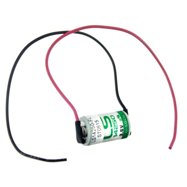 Saft LS14250_WIRE 1/2AA Battery Wire 3.6V 1200mAh Lithium for RFID, Meter - LS14250_WIRE