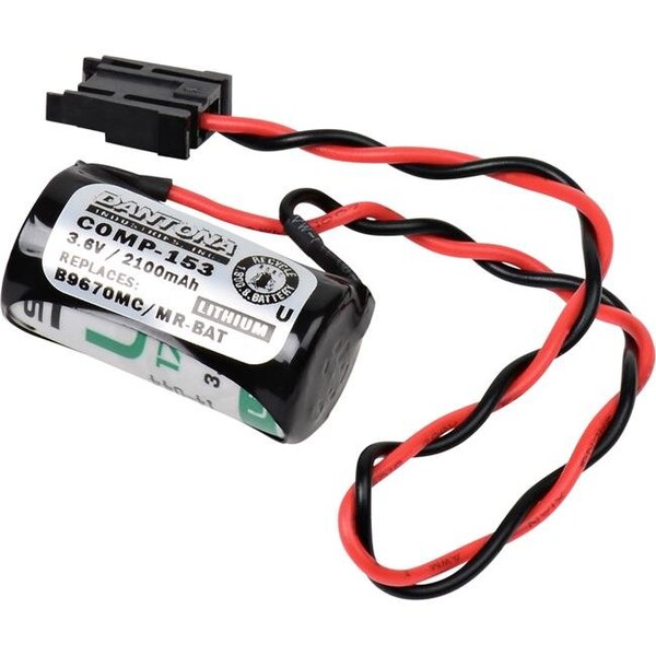 Dantona Dantona COMP-153 3.6V & 2100 mAh Replacement PLC Battery for Eternacell B9670MC - COMP-153