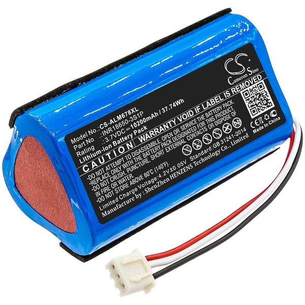 Ilc Replacement for Altec Lansing Inr18650-3s1p Battery - INR18650-3S1P