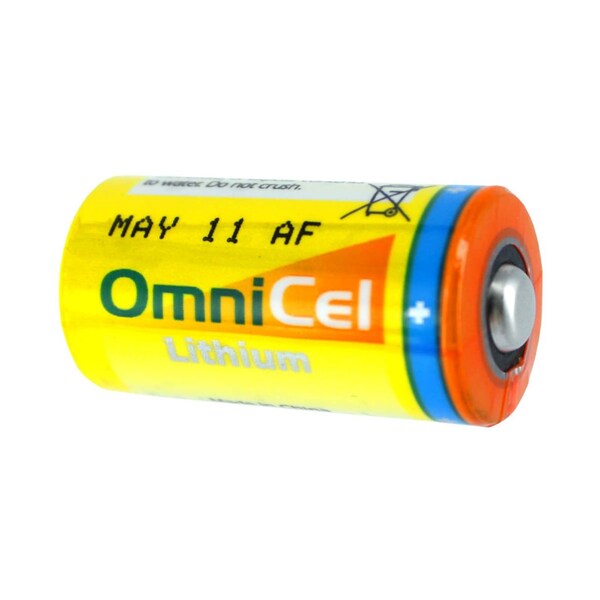Omnicel ER123A 3.0V Sz 2/3A Lithium Standard Terminal Battery Backup - ER123A
