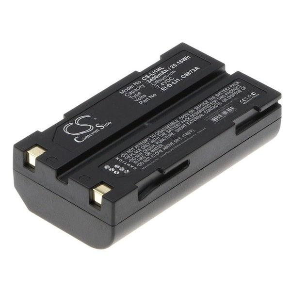 Bsc Preferred Spectra Precision SP60 GNSS SP80 GNSS 3400mAh Survey Multimeter and Equipment Replacement Battery - CS-LI1HL.12