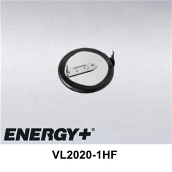 Fedco Batteries FedCo Batteries Compatible with  Panasonic VL2020-1HF Rechargeable Lithium Coin Cell For Printed Circuit Mount - 20mAh - VL2020-1HF