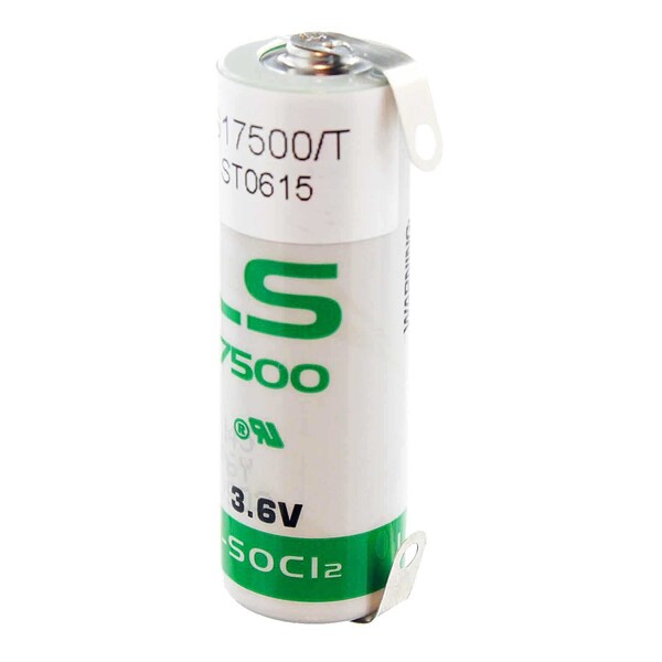 Saft LS17500 W TABS A 3.6V Lithium Thionyl Chloride Battery - LS17500_TAB