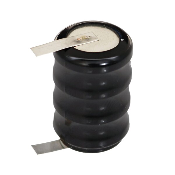 Exell Battery 4/V80H 4.8V 80mAh Battery with Tabs 55608304015 for electricity meter, RTC, MBU - 4/V80H-WT