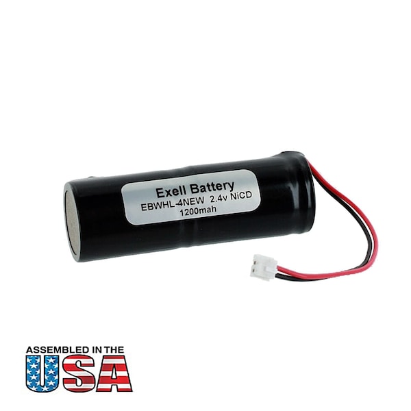 Exell Battery Razor Battery Fits Wahl 93151 93151-001 Eclipse Clippers - EBWHL-4NEW