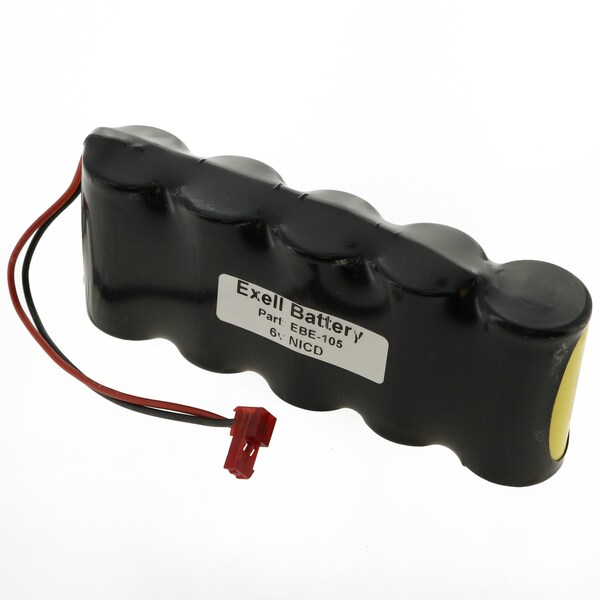 Exell Battery Emergency Lighting Battery for TEIG T26000139, Sure-Lites 026-139 - EBE-105