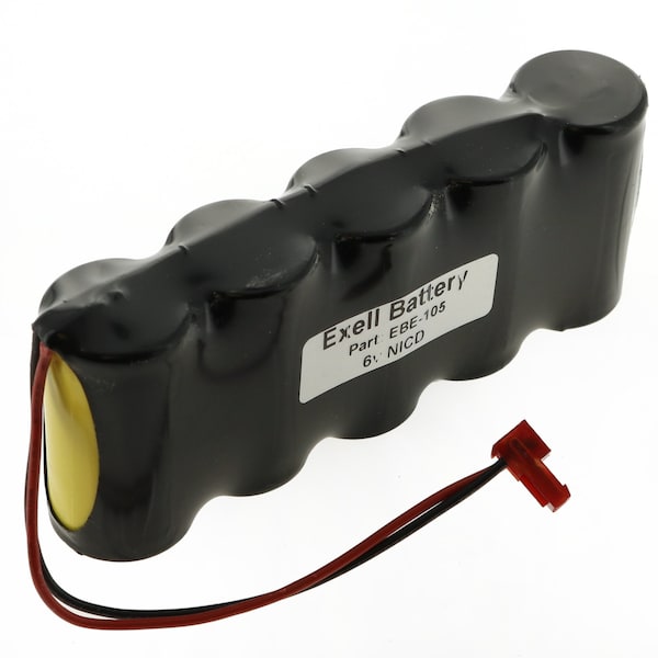 Exell Battery Emergency Lighting Battery for TEIG T26000139, Sure-Lites 026-139 - EBE-105